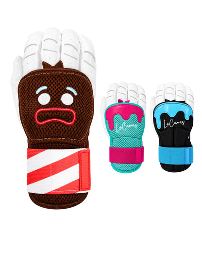 Baseball Hand & Wrist Guard Protection Pad, Gingerbread and Ice Cream Designs, Youth and Adult Sizes - Drippy Batting Accessory