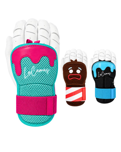 Baseball Hand & Wrist Guard Protection Pad, Gingerbread and Ice Cream Designs, Youth and Adult Sizes - Drippy Batting Accessory