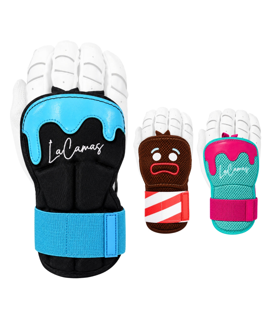 Baseball Hand & Wrist Guard Protection Pad, Gingerbread and Ice Cream Designs, Youth and Adult Sizes - Drippy Batting Accessory