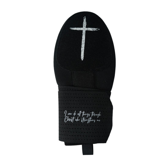 Prospect Sports Sliding Mitt with Bible Verse & Cross