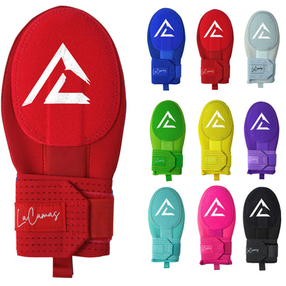 Lacamas Baseball Sliding Mitt – Youth & Adult Sizes – Protective Sliding Glove for Baseball & Softball – Ambidextrous Fit – Elastic Compression Strap – 9 Colors (Pink, Youth)