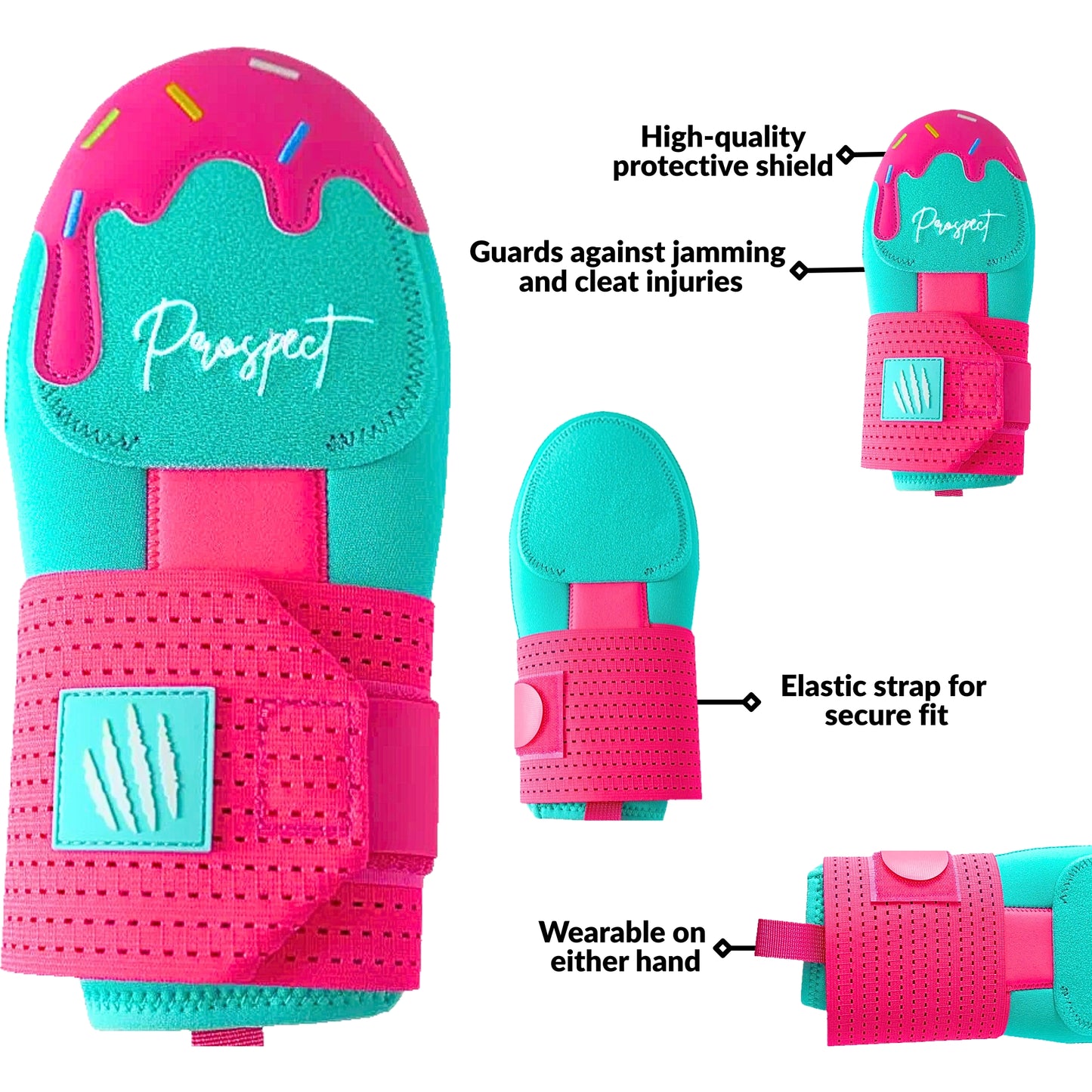 Prospect Sports Baseball Sliding Mitt Miami Ice Cream